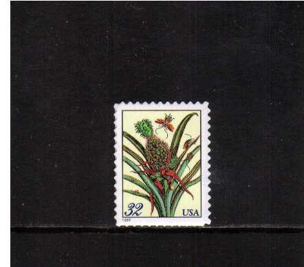 view larger image for  : SG Number 3280 / Scott Number 3127 (1997) - Botanical - Pineapple<br/>
Booklet single - design 20x27mm
<br/><br/>
Self adhesive