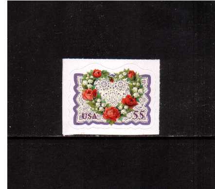 view larger image for  : SG Number 3548 / Scott Number 3275 (1999) - LOVE Victorian Lace <br/><br/>Self  adhesive
