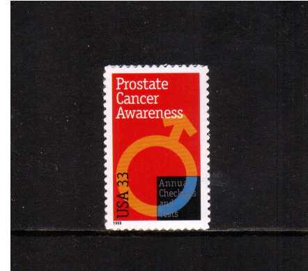 view larger image for  : SG Number 3621 / Scott Number 3315 (1999) - Prostate Cancer Awareness <br/><br/>
Self adhesive