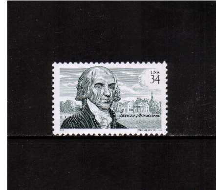 view larger image for  : SG Number 4018 / Scott Number 3545 (2001) - President James Madison