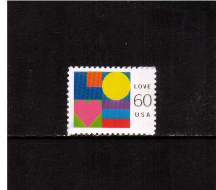 view larger image for  : SG Number 4171 / Scott Number 3658 (2002) - 'Love'  <br/>Sheet stamp
<br/>
<br/>
Self adhesive