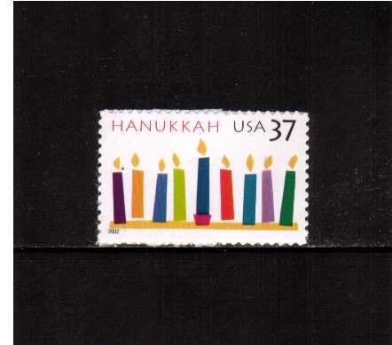 view larger image for  : SG Number 4186 / Scott Number 3672 (2002) - Hanukkah<br/>
<br/>
Self adhesive