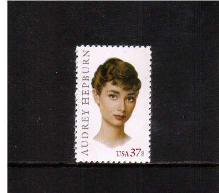 view larger image for  : SG Number 4289 / Scott Number 3786 (2003) - Legends of Hollywood - Audrey Hepburn<br/>
<br/>
Self adhesive