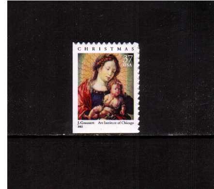 view larger image for  : SG Number 4323 / Scott Number 3820 (2003) - Madonna and Child - Booklet single<br/>19½x28mm - Dated '2003'- Double sided<br/>
<br/>
Self adhesive