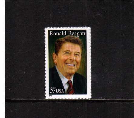 view larger image for  : SG Number 4414 / Scott Number 3897 (2005) - Ronald Reagan<br/>
dated 2005
<br/>
<br/>
Self adhesive