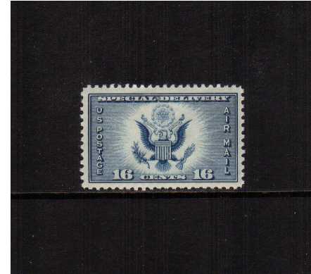 view larger image for The Back Of The Book Issues Airmail Special Delivery: SG Number AE750 / Scott Number 16c (19) - The Great Seal<br/>
Blue