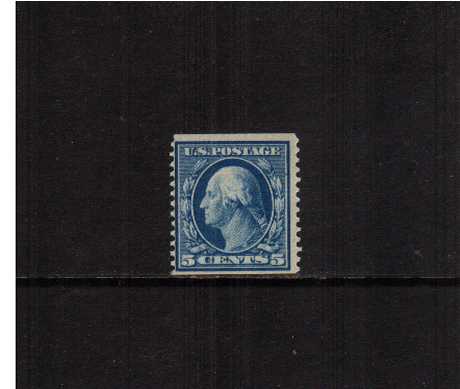 view larger image for  : SG Number 362 / Scott Number 355 (1909) - George Washington<br/>
Coil - Imperforate x Perforation 12<br/>
A superb unmounted mint single with the design just clear of the perforations and with benefit of a PHILATELIC FOUNDATION certificate.
