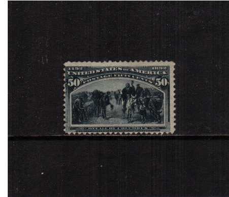 view larger image for  : SG Number 245 / Scott Number 240 (1893) - An average centered stamp that has been regummed. <br/>SCOTT cat for mint $600