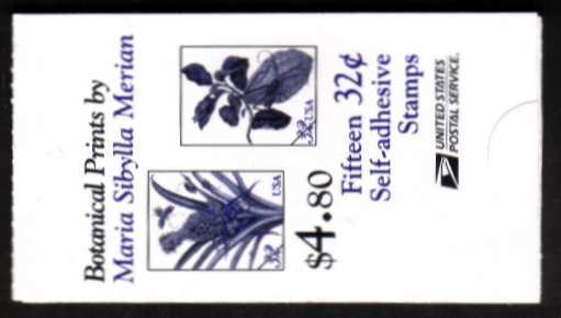 view larger image for Booklets Booklets: SG Number SB261 / Scott Number $4.80 (1997) - Botanical Prints
<br/><br/>
Self adhesive