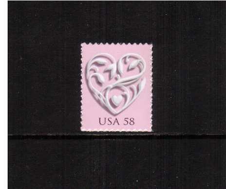 view larger image for  : SG Number 4724 / Scott Number 4152 (2007) - Wedding Hearts<br/>
Sheet stamp<br/><br/>
Self adhesive