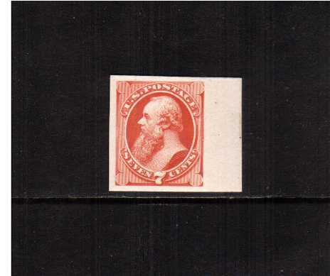 view larger image for  : SG Number 151P / Scott Number 149 (P4) (1870) - A super very fresh right side marginal plate proof on thick card.
