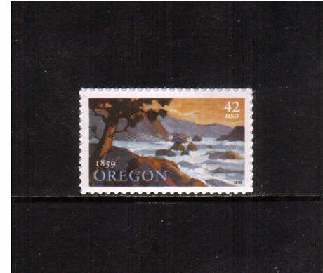 view larger image for  : SG Number 4927 / Scott Number 4376 (2009) - Oregon Statehood
<br/><br/>
Self adhesive