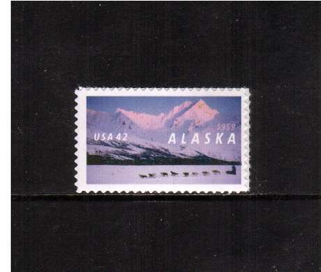 view larger image for  : SG Number 4925 / Scott Number 4374 (2009) - Alaska Statehood
<br/><br/>
Self adhesive