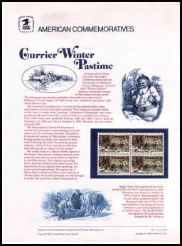 view larger image for Commemorative Panels Commemorative Panels: SG Number 1678 / Scott Number Panel Number 71 (1976) - Christmas - Currier  Winter Pastimes
<br/><br/>
<b>COMMEMORATIVE PANEL 71</b>