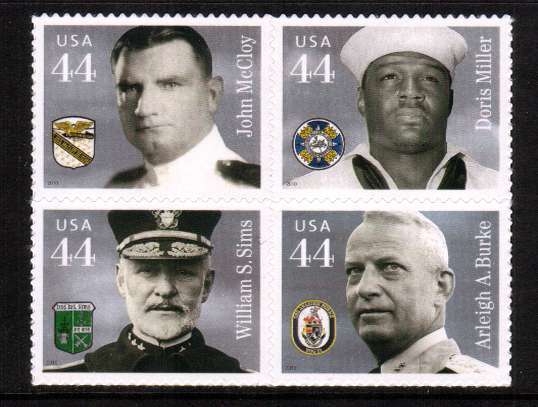 view larger image for  : SG Number 5017a / Scott Number 4443a (2010) - Distinguished Sailors<br/>
Block of 4<br/><br/>Self Adhesive