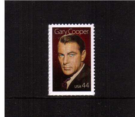 view larger image for  : SG Number 4999f / Scott Number 4421 (2009) - Legends of Hollywood - Gary Cooper
<br/><br/>Self Adhesive