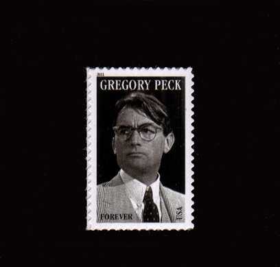 view larger image for  : SG Number 5122 / Scott Number 4526 (2011) - Legends of Hollywood - Gregory Peck
<br/><br/>
Self Adhesive